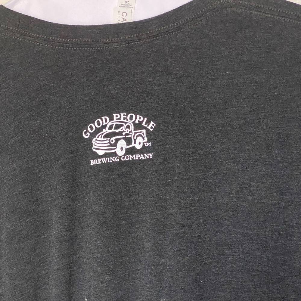GOOD PEOPLE BREWING CO Birmingham AL Charcoal Gray Short Sleeve T XXL - Picture 7 of 9